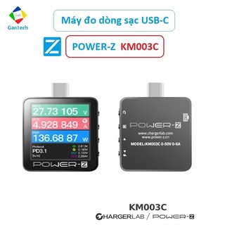 POWER-Z KM003C Máy đo cường độ dòng sạc ( Type C ) ChargerLAB  240W PD3.1