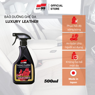 Chai xịt bảo dưỡng ghế da ô tô Soft99 Luxury Leather L-52 500ml