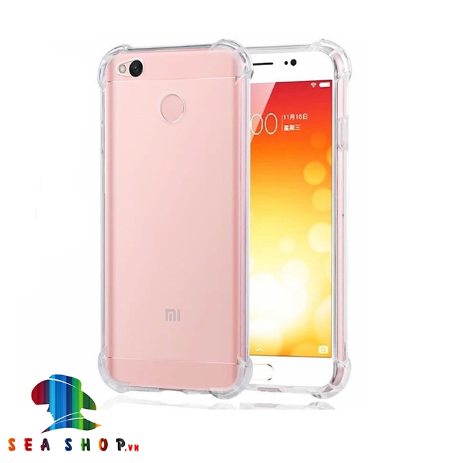 Ốp lưng Xiaomi Redmi Note 5A Prime chống sốc - nhựa dẻo làm dày 4 góc, chống va đập - Kính cường lực 9D