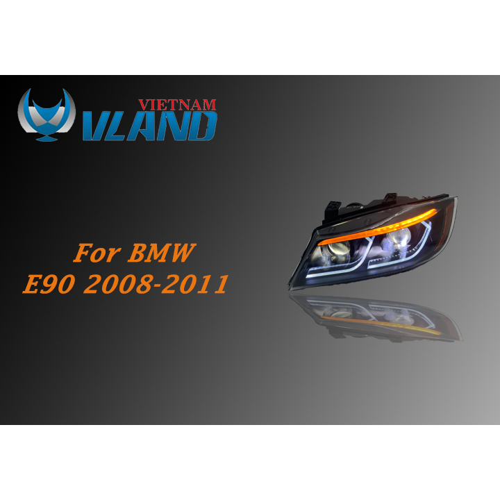 Đèn pha nguyên bộ cho BMW E90 2008-2011 mẫu full led, made in China
