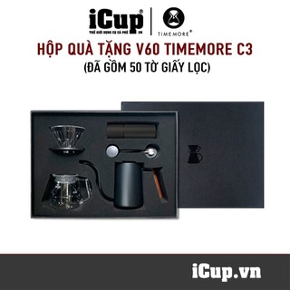 Bộ pha cà phê V60/ Pour Over giá mềm Timemore C3 | Đầy đủ phụ kiện