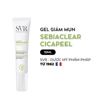 Gel Giảm Mụn SVR Sebiaclear Cicapeel Giúp Hạn Chế Thâm Mụn Làm Sáng Da 15ml