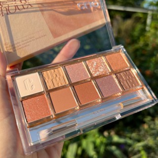 Bảng mắt Clio 02 10 ô_Brown Choux tone cam nâu nhũ đẹp