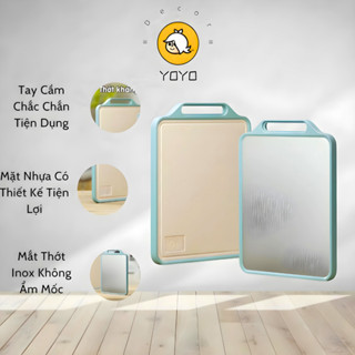 Thớt kháng khuẩn Thớt inox đa năng với bề mặt diệt khuẩn vệ sinh dễ dàng tiện dụng,Thớt 2 Mặt