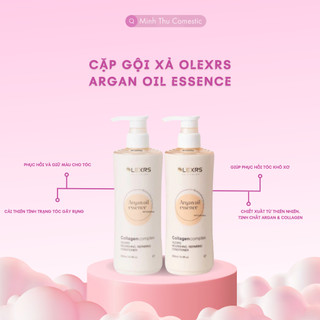 (Mẫu Mới 2024) Cặp Dầu Gội Xả Olexrs Hair Salon Ngăn Ngừa Rụng Tóc, Phục Hồi Tóc Hư Tổn Và Giữ Màu Cho Tóc 500ml /960ml