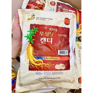 75k bịch 500g kẹo sâm không đường hàn quốc