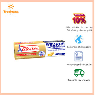 Bơ cuộn lạt elle&vire 82% béo - thỏi 250gr