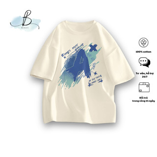 Áo Phông A+ Local Brand BWINDY nam nữ Phong Cách unisex tay lỡ form rộng cổ tròn oversize cotton100%