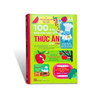 Sách - 100 bí ẩn đáng kinh ngạc về thức ăn bìa cứng