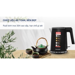 Bình đun siêu tốc Sharp 1 lít EKJ-10DVPS-BK