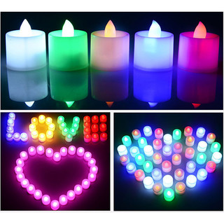 Hộp 24 đèn led hình nến trang trí sự kiện kèm sẵn pin