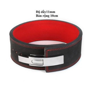 Đai lưng da Lever Belt IronBuli - Belt Powerlifting, đai lưng tập gym - đai lưng da khóa lẫy
