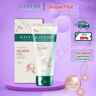 Sữa rửa mặt GIVEBE Collagen 150ml cấp ẩm ngăn mụn giảm lão hóa