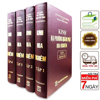 Sách - trọn bộ 4 tập kinh đại phương quảng phật hoa nghiêm