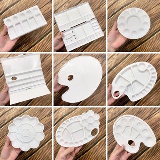 Vỉ Pha Màu Đôi, Pallet Pha Màu Đôi Nắp Gập Nhỏ, Nhiều Loại