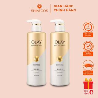 Sữa Tắm OLAY B3+Vitamin C 500ml Dưỡng Trắng Da, Cấp Ẩm Và Đàn Hồi Cho Da SHINECOS