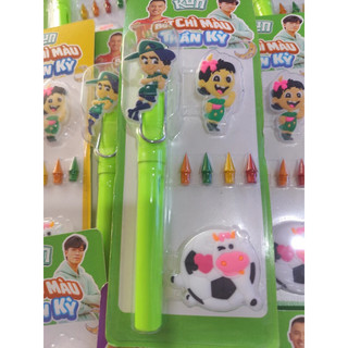 Bút chì kun thần kỳ tặng dán ticker
