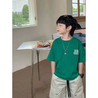 Áo thun cotton trẻ em - Áo thun bé trai, bé gái in hình dễ thương thoáng mát size 18-40kg