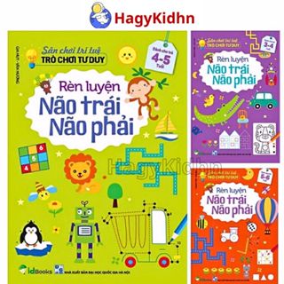 Sách Rèn Luyện Não Trái Não Phải Dành Cho Trẻ Từ 3-6 Tuổi
