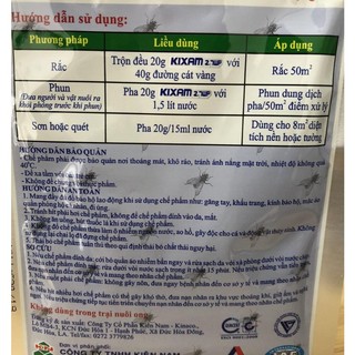 Thuốc diệt ruồi Kixam 2.7WP gói 20g