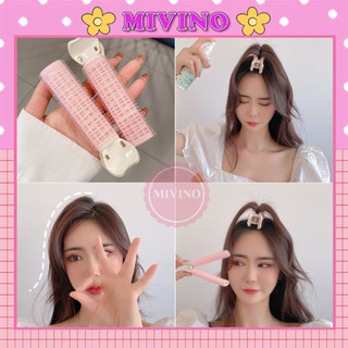 Kẹp tóc mái Mivino lô uốn tóc kẹp phồng chân tóc nhiều màu phong cách Hàn Quốc KT29