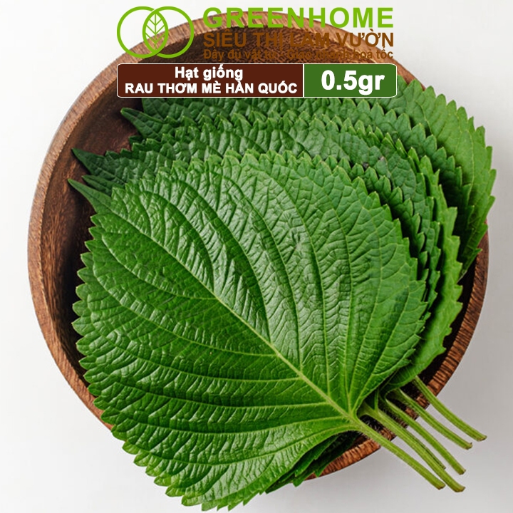 Hạt Giống Rau Thơm Mè Greenhome, Gói 0.5g, Dễ Trồng, Nảy Mầm Cao, Thu Hoạch Nhanh, Năng Suất Cao R17