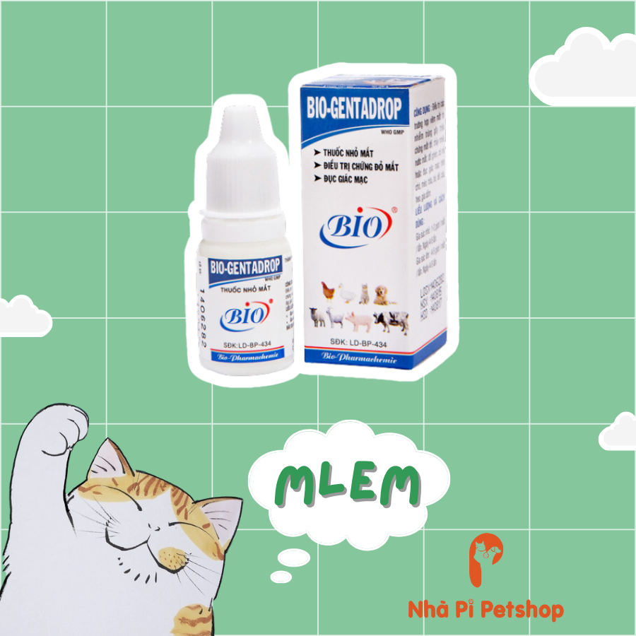 THUỐC NHỎ MẮT BIO-GENTADROP CHO THÚ CƯNG