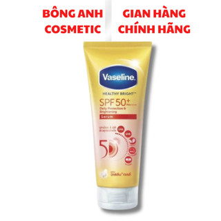 Sữa dưỡng thể trắng da chống nắng vaseline healthy bright spf 50+ 300ml