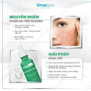[Thanh lý] Serum Cấp Nước Phục Hồi Da Timeless Vitamin B5 30ml