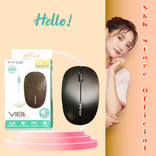 Chuột Không Dây, Chuột không dây Forter V181 tặng kèm pin, bảo hành 12 tháng