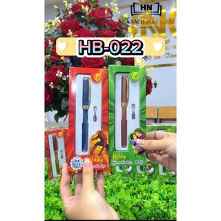 Bút máy nét thanh đậm tẩy xóa được hobby hb-022 ngòi f mài siêu bền cho nét chữ đẹp
