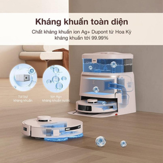 Robot hút bụi lau nhà Ecovacs Deebot T30 Pro Omni - Lực hút 11.000Pa