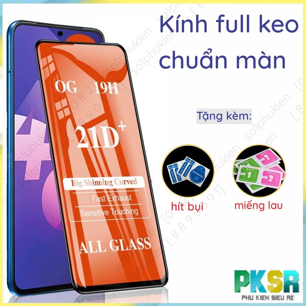 Kính cường lực Samsung A35 5G/ A55 5G/ A54/ A53 5G/ A73 5G full keo, chuẩn màn