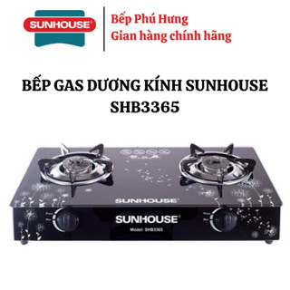 BẾP GAS DƯƠNG KÍNH SUNHOUSE SHB3365 - Hàng chính hãng