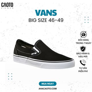 Giày Vans Xỏ Big Size - Giày Xỏ Big Size Men 27cm 28cm 29cm 30cm 31cm 32cm