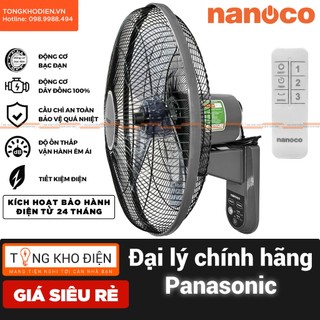 Quạt treo tường nanoco nwf1615rc/nwf1610rc - điều khiển từ xa
