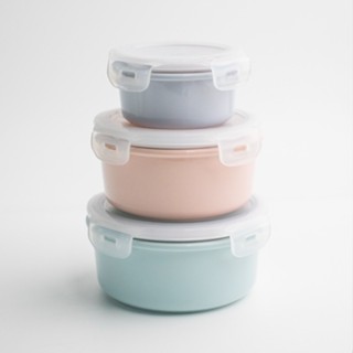 Hộp bảo quản thức ăn màu pastel - BH006/ BH007/ BH008/ BH009