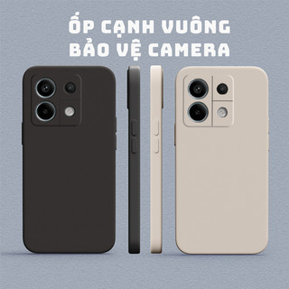  Ốp Lưng Điện Thoại cạnh vuông cho Redmi Note 13 Pro Note 13 4G 5G 13 pro+ bảo vệ cam toàn diện|ỐP TPU ICCASE 
