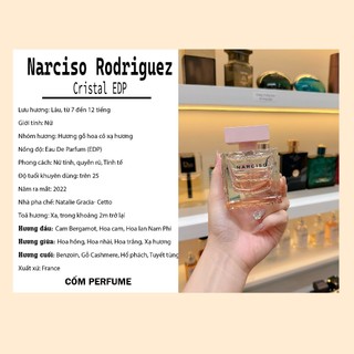 Nưtớc hoa chiết Narciso Rodriguez Cristal EDP
