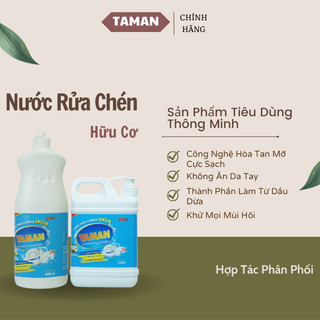 Nước rửa chén dừa - nước rửa bát sạch trong, khử mùi, an toàn cho da