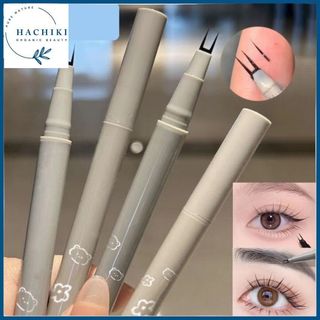 Kẻ Mắt Bút kẻ mắt nước Kẻ mắt 2 đầu Dạng Lỏng 0.05mm Chống Thấm Nước Không Gây Khó Chịu HACHIKI