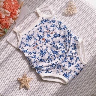 (5-8kg) Bộ Áo Hai Dây Quần Chip Đùi Chất Cotton Thun Dễ Thương Cho Bé Gái (katydang)