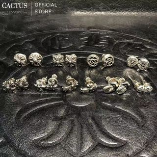 Khuyên tai CHROME HEART thép không gỉ
