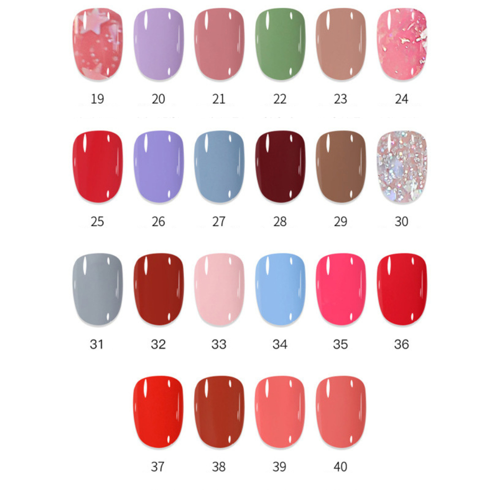 Sơn Móng Tay Kudan 10ml 40 Màu Sơn Thường Sang Chảnh, Chai Sơn Móng Tay Kim Tuyến Nhũ Lấp Lánh Nhiều Màu Dễ Dùng.