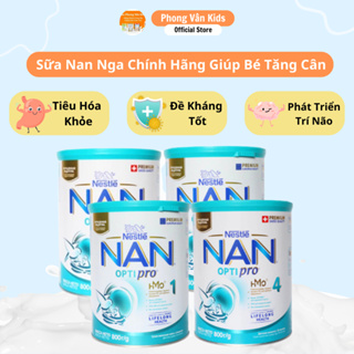 Sữa NAN Nga đủ số 1,2,3,4 800g tăng cường sức đề kháng và tốt cho hệ tiêu