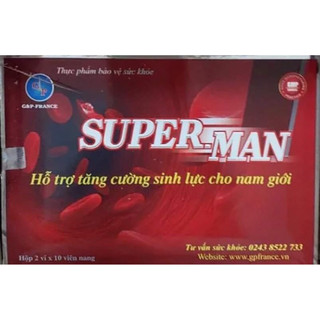 Super man bản lĩnh đàn ông hộp 10 viên