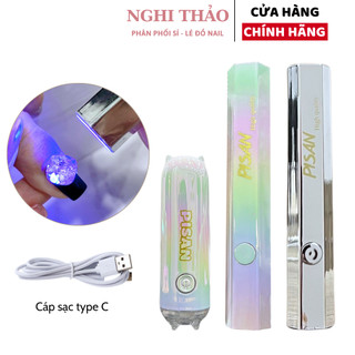 Đèn hơ móng mini cầm tay pisan 3w