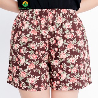  Quần đùi nữ Việt Thắng mặc nhà - Chất liệu cotton, mặc thoải mái Q01.2410