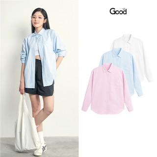  Áo Sơ Mi Kẻ THE GOOD "Zoey Sơ Mi", Áo Sơ Mi Basic Thời Trang Cao Cấp