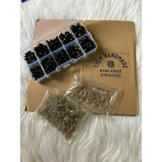 Hộp các size mắt thú có chốt